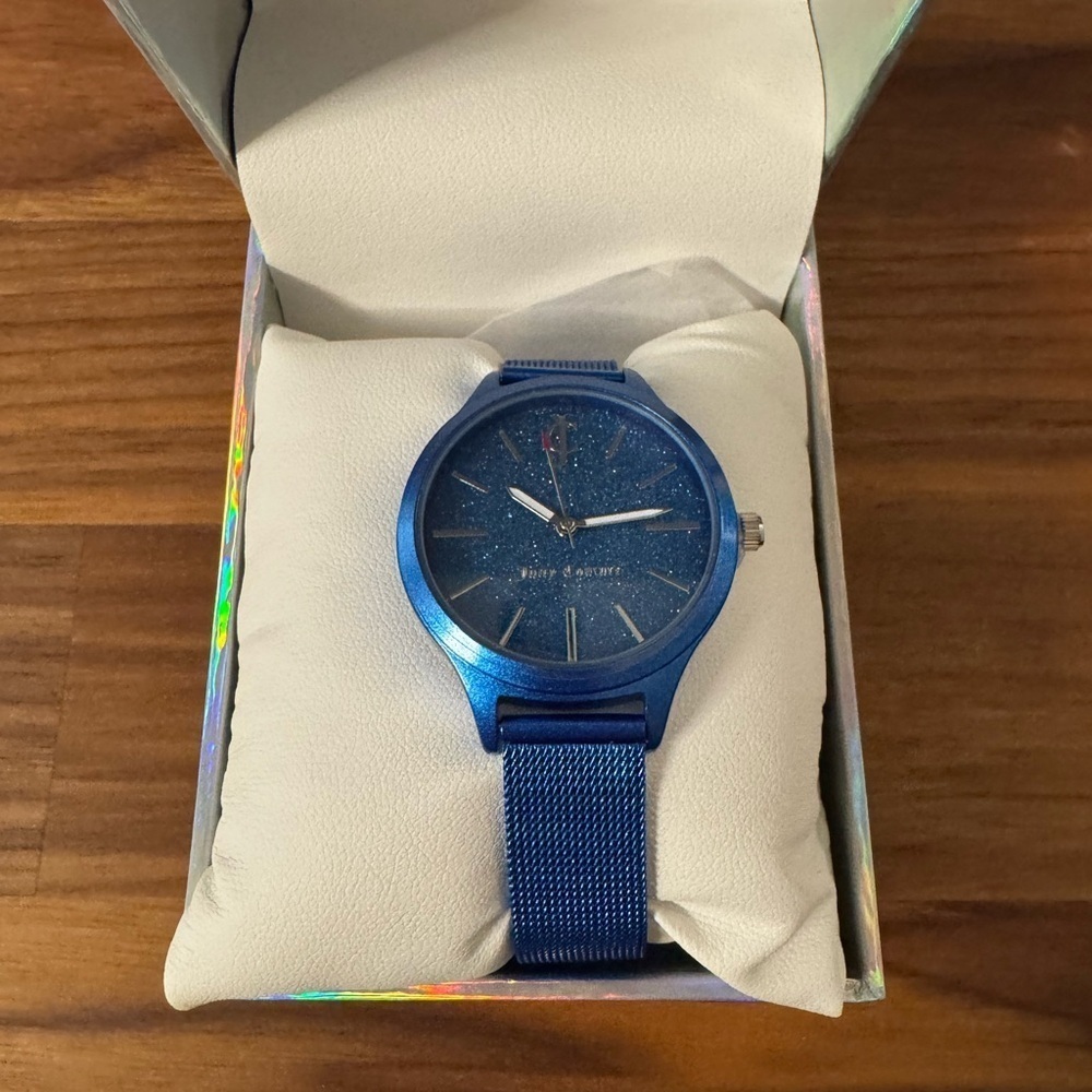 Juicy Couture Black Label Blue Watch - NIB - Picture 2 of 4